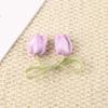 Sweet simulation tulip bud fabric flower clothing accessories accessories DIY headgear hair accessories luggage accessories
