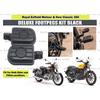 Black "Deluxe Foot Pegs Fit For Royal Enfield New Classic & Meteor" 350