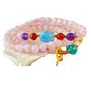 Retro Small Particle Natural Powder Crystal Multi-Circle Bracelet Bracelet.