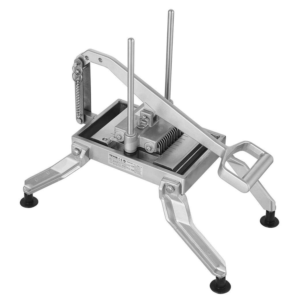 Commercial Vegetable Slicer, 3/8 and 3/16 inch Tomato Slicer, Stainless Steel and Aluminum Alloy Vegetable Cutter Slicer, Manual Tomato Slicer with