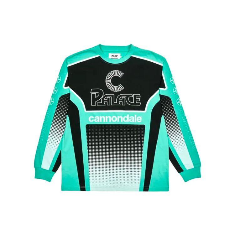 Palace Cannondale Mad Boy Long-Sleeve Mint Unisex Tops Green P21CLS002