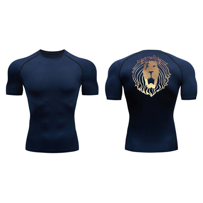Compression Shirts for Men Gym Workout Baselayers Athletic Fashion Ultra-Light Quick Dry Moisture-Wicking  T-shirts Tees Short Sleeve Rash Guard