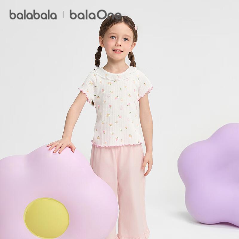 Balabala Baby Girl's Short Sleeve T-Shirt