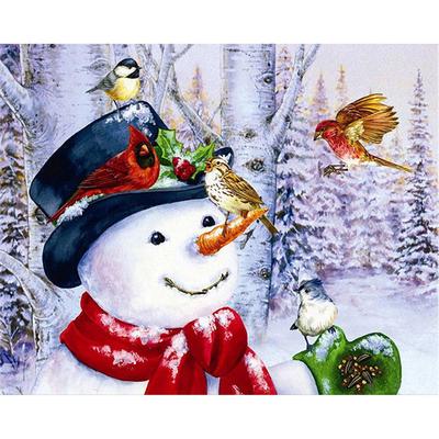 Pittura Diamante Fai da Te 5D Completa Pupazzo di Neve Cartone Animato Ricamo Diamante Punto Croce Decorazione Casa Regalo Fatto a Mano
