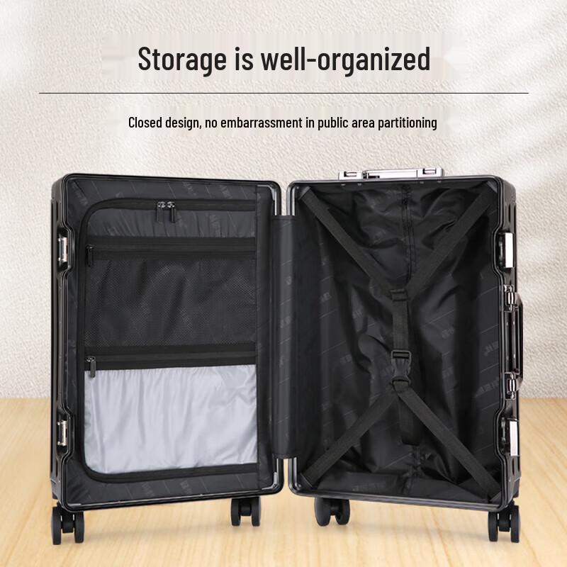 Hengyuanxiang Aluminum Frame Luggage 20 Inch