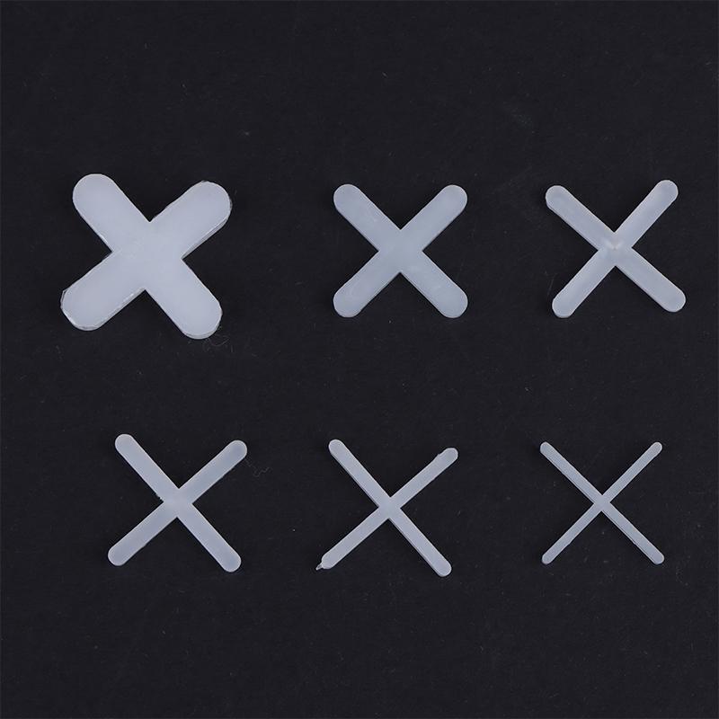 500Pcs 1/1.5/2/2.5/3/5/Mm Plastic Cross Ceramic Tile Leveling System Clips Spacer Ceramic Floor Construction Tools