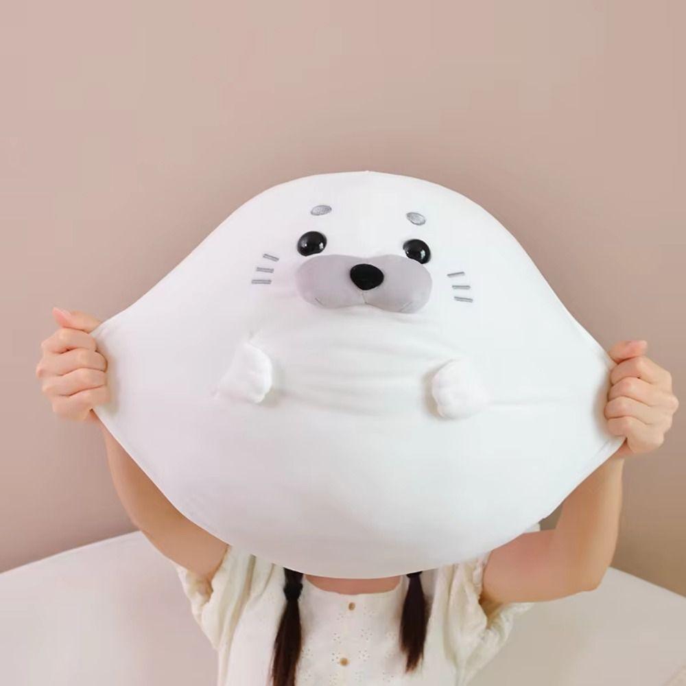 Chubby Plush Seal Sleep Pillow Soft Stuffed Animal Toy Collection Anime Seal Plush Doll Home Decor