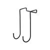 304 Stainless Steel Hook Free Punching Double S-Shape Hook Kitchen Bathroom Cabinet Door Back Type Coat Towel Storage Hanger