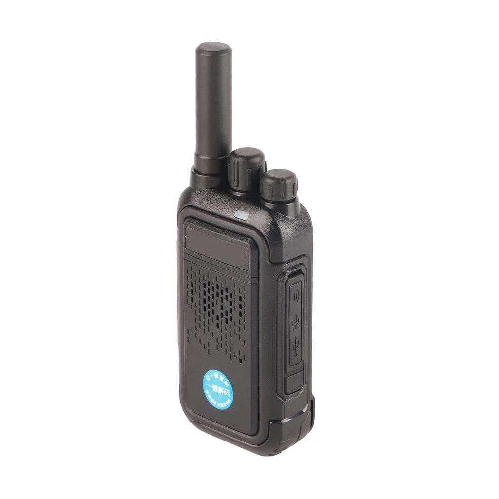 Rechargeable Walkie Talkie Decodable Two Way Radio VOX Handsfree 16 Channel UHF400‑470MHz  for Outdoor