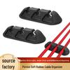 Self-Adhesive Silicone Cable Organizer Clips for Desk and Charging Cords