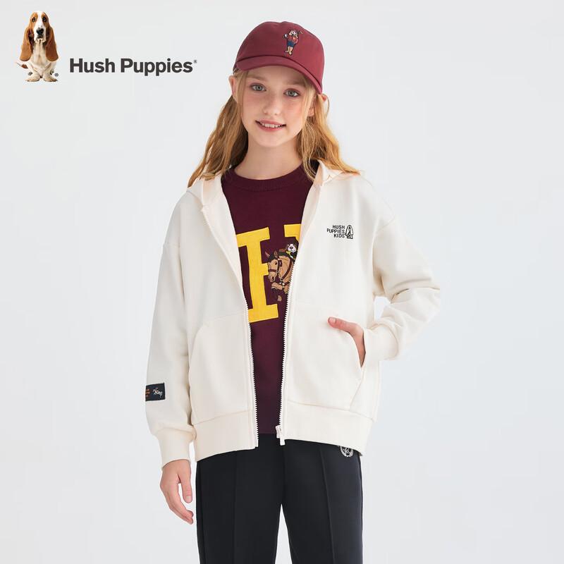 Hush Puppies Kids' Casual Hooded Sweatshirt Jacket