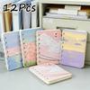 2Pcs Selling Happiness Pattern Cartoon A7 Coil Book Pocket Mini Notebook Diary Portable Office Notepad Daily Weekly Planner School Supplies Holiday