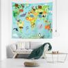 New Color Map Animals Marine Life Printed Tapestries Home Decor Tapestries