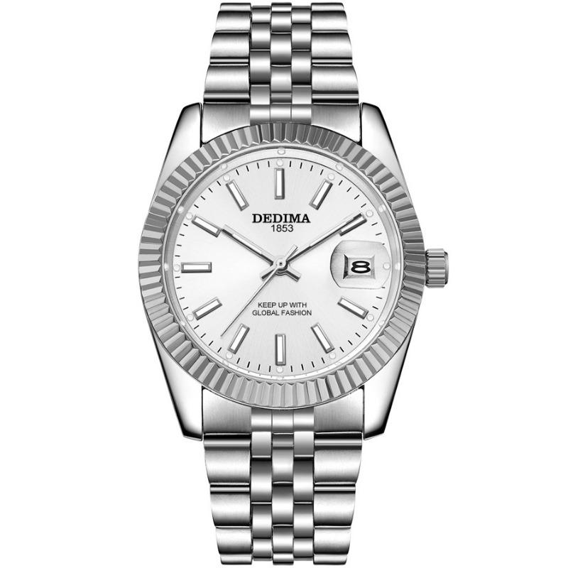 Top brand new high-end fashion men's watch calendar luminous waterproof nail wrist watch