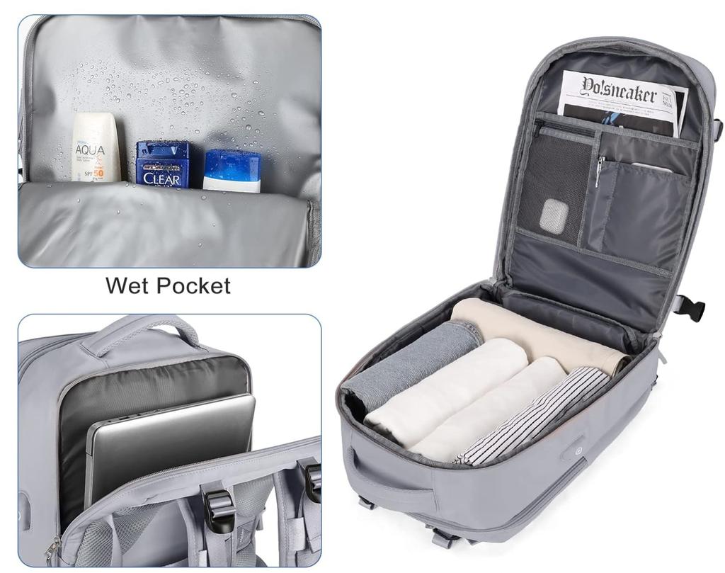 Backpack Hand Luggage for the plane 45x30x20 Wizzair Ryanair Cabin Strong