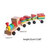 Delightful Kids Developmental Toys Train Truck Wooden Geometric Blocks Baby Educational Toy
