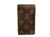 Authentic LOUIS VUITTON Monogram Leather Brown Cigarette Cases #b130  Open box