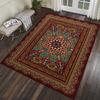 Retro Ethnic Style Carpet, Living Room Floor Mat Bosmia B & B Hotel Carpet Outdoor Tent Mat