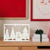 Christmas Tree Mold Cement Craft Mold For Home Silicone Light Sign Moulds For Cement Plaster Art Teachers Home Decorators