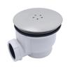 Low Profile Shower Drain Trap Replacement Bathroom Tray Waste Drain Trap Shower Base Drain for Side Outlet Drain