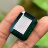 Green Garnet 80.60 Ct Emerald Cut Lab Created Loose Gemstone