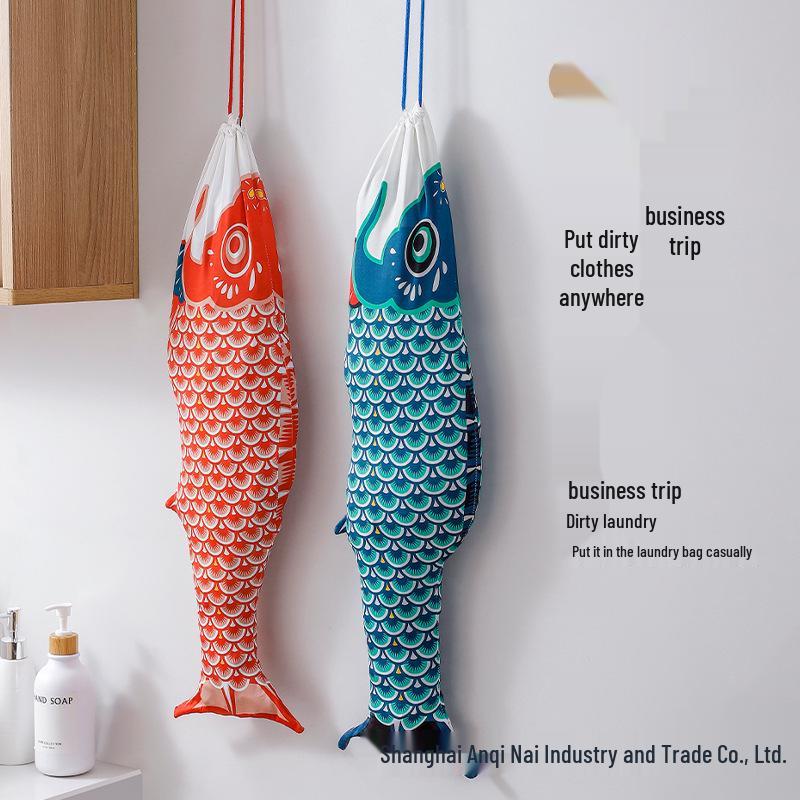 

Koi Travel Drawstring Pouch for Underwear & Socks - Large Capacity Dustproof Organizer синій