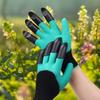 Waterproof Gardening Gloves with Claws Breathable Working Digging Planting Sting-Resistant Non-slip Protective Gear Latex Gloves