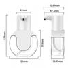 420ML Wall-Mounted 4Levels Adjustable Touchless Automatic Sense Soap Dispenser Intelligent Hand Sanitizer Pump Washing Machine