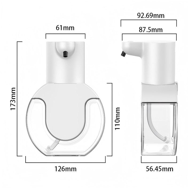 420ML Wall-Mounted 4Levels Adjustable Touchless Automatic Sense Soap Dispenser Intelligent Hand Sanitizer Pump Washing Machine