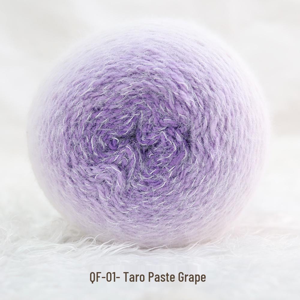 Gradient Long Pile Yarn Cake for Hand-knitting: Scarf, Clothing, Bouquets, and Seven-Star Blanket Materials
