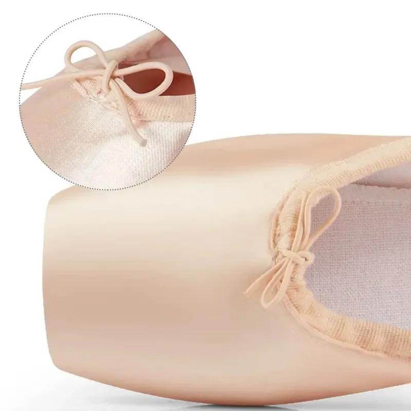 Child And Adult Ballet Dance Shoes Girls Ballet Pointe Shoes Professional With Ribbons Shoes Series Classic Woman Ballet Shoes
