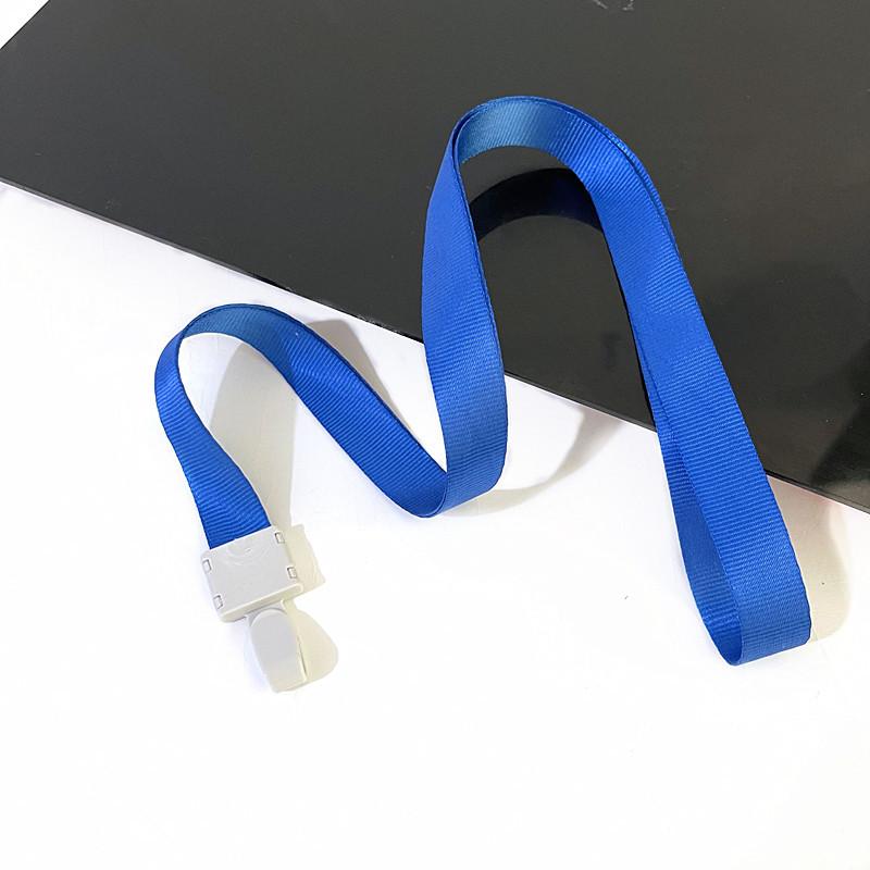 Plastic Double Sided Transparent Employees Work School Credential Badge Office Pass Id Card Holder Accessories Lanyard Decor