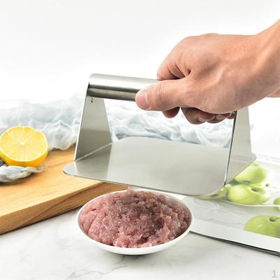 Burgerpresse Heavy Smash Fleisch Rund Edelstahl Küchenutensil Maschine