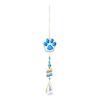 Crystal Cat Paw Wind Chimes, Crystal Suncatchers for Windows Hanging, Prism Rainbow Maker for Indoor Outdoor Home Garden Decor