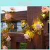 Champagne Rose Led String Lights For Balcony And Garden Decor In Warm White