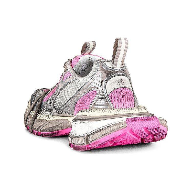Balenciaga 3XL Low Top Chunky Sneakers Women's Silver Pink 734731W3XL59050