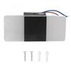 Easy Installation AC85-265V LED Wall Light Black Acrylic Wall Lamp Wall Mounted Rectangle Wall Sconce Hotel