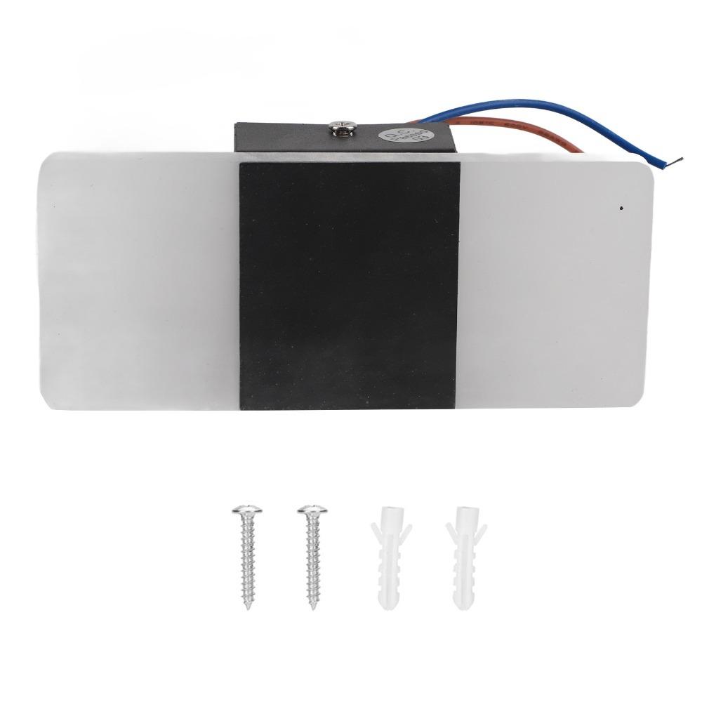 Easy Installation AC85-265V LED Wall Light Black Acrylic Wall Lamp Wall Mounted Rectangle Wall Sconce Hotel