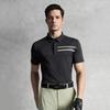 Fila Golf Series Fashionable Simple Versatile Comfortable Casual Sports Knit Short Sleeve Polo Shirt Men Polo Shirts Deep-Black A11M535104FBK