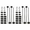 2Sets Black Kit Mounting  Car Electric Fan Electric Fan Mounting Kit Electric Radiators  For Car
