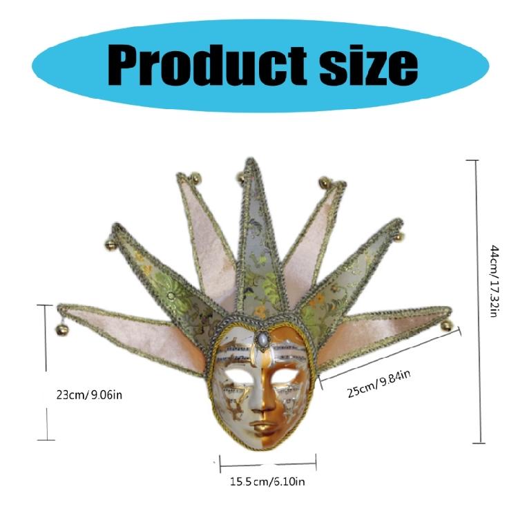 Maskenballmaske Halloween Cosplay Augenmaske Maskenball Vollgesichtsmaske für Halloween-Kostüm Maskenballparty Abschlussbälle
