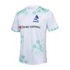 2025 Men's Fiji Drua Rugby Singles Jersey T-Shirt Adult Training Uniform Short-Sleeved Men's O-Neck Quick Drying Sports T-Shirt