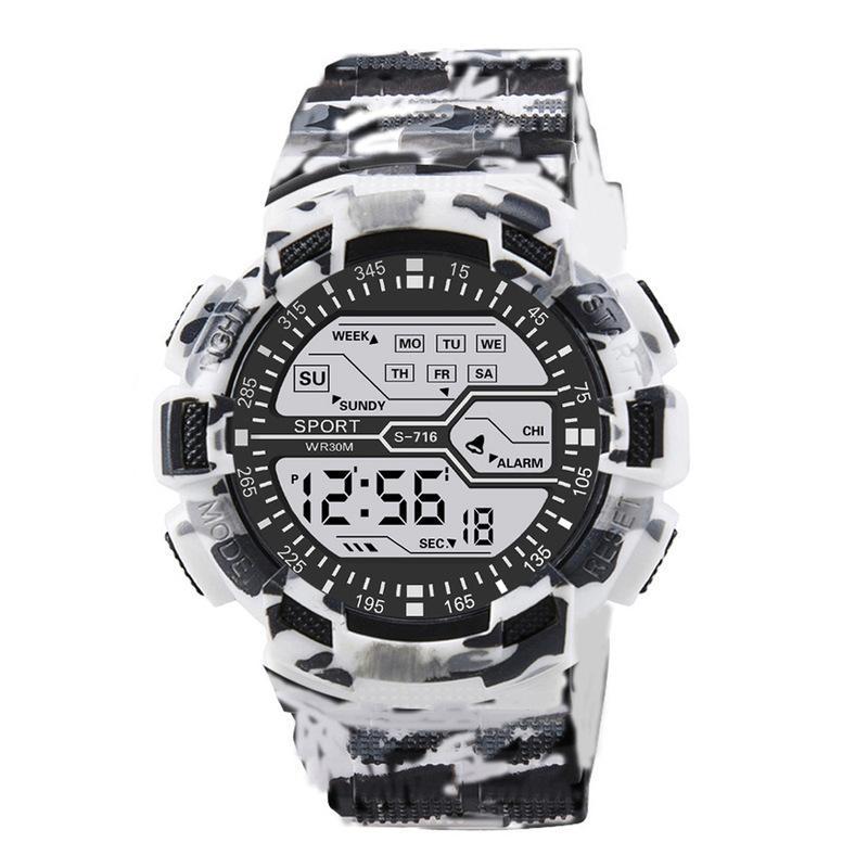 Electronic Watch Outdoor Multi-Functional Luminous Sports Student Electronic Watch