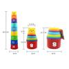 9Pcs Stacking Cups Game Kids Fun Number Letters Stacking Cup Montessori Sensory Puzzle Stack Speed Games Toys For Children Gifts