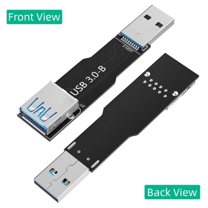 Fast Speed USB3.0 B Extender Board Male To Female Adapter For PC Connection And General Use Applications