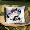 LOGO Design NNeighborhood Cushion Cover Soft Reversible Durable Pillow Cover MultiScene Use for Home Car Daily Comfort