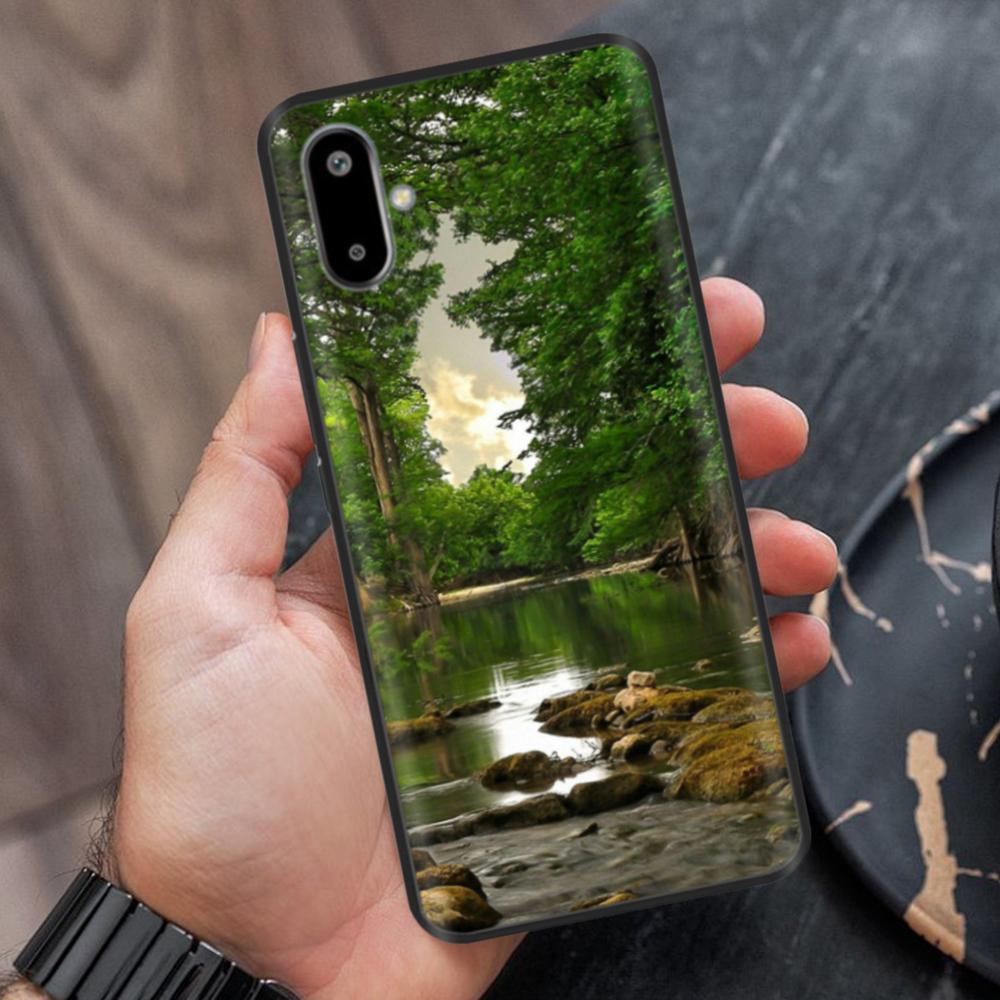 Case For Samsung Galaxy M06 Case 6.74" Cute Flower Cover Soft Silicon Matte Protective Fundas For Samsung F06 Bags Cartoon Shell