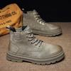 Martin Boots Men's Winter High-top Rhubarb Boots Outdoor Non-slip Tooling Boots Casual Versatile