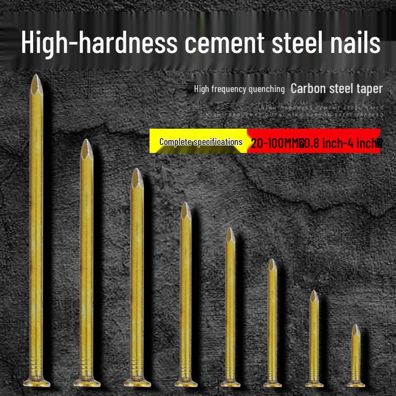 Long Cement Steel and Iron Nails for Wall and Woodworking