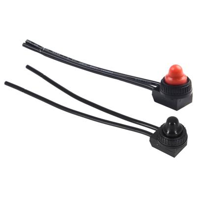 Protective Push Button Switch Red/black Rubber Cover Self-locking